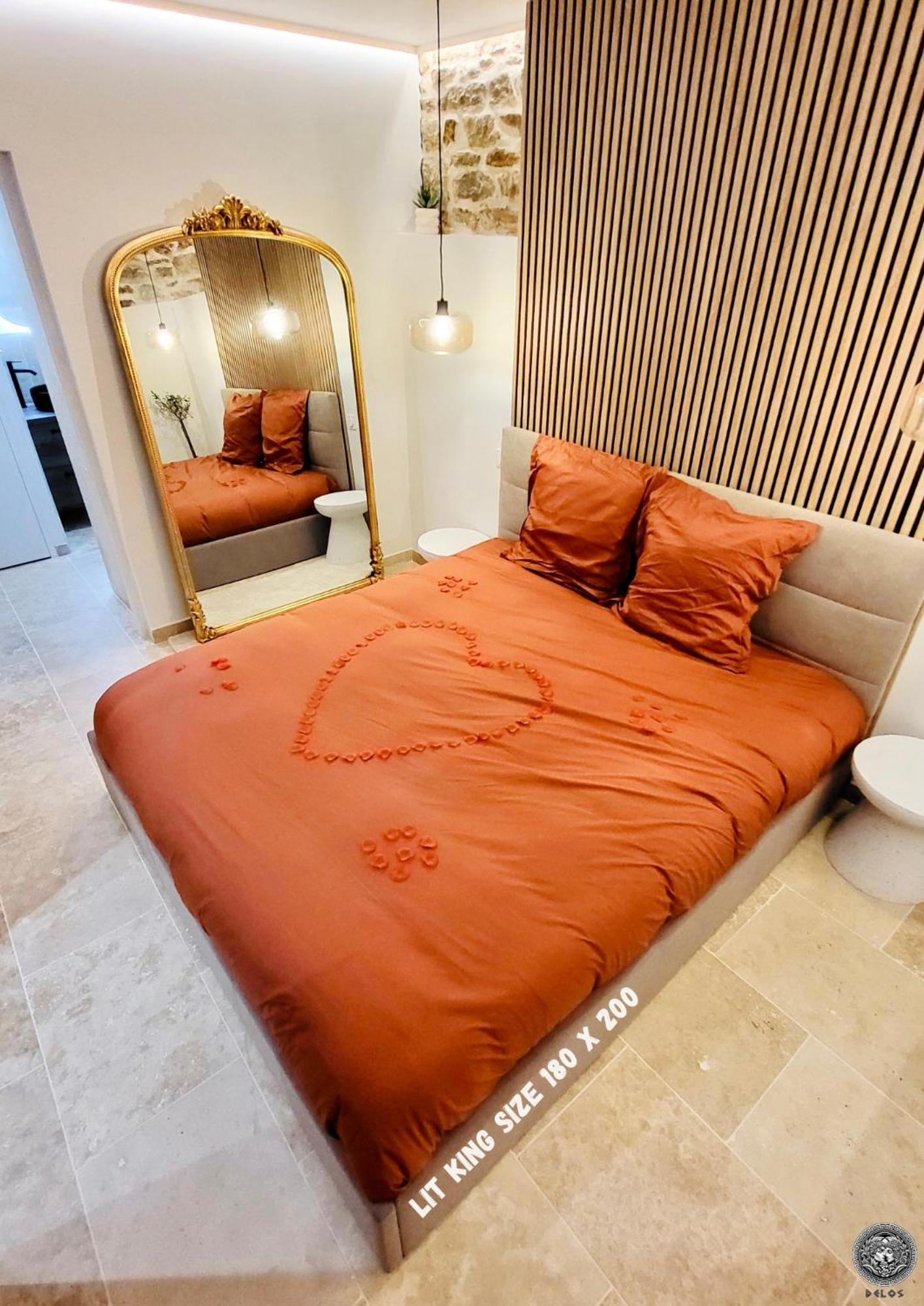 - La Suite Delos - Jacuzzi 2 Places - Centre Ville A Pied - Lit Queen Size - Parking Privee - Wifi - City Center Within Walking Distance - カンペール エクステリア 写真